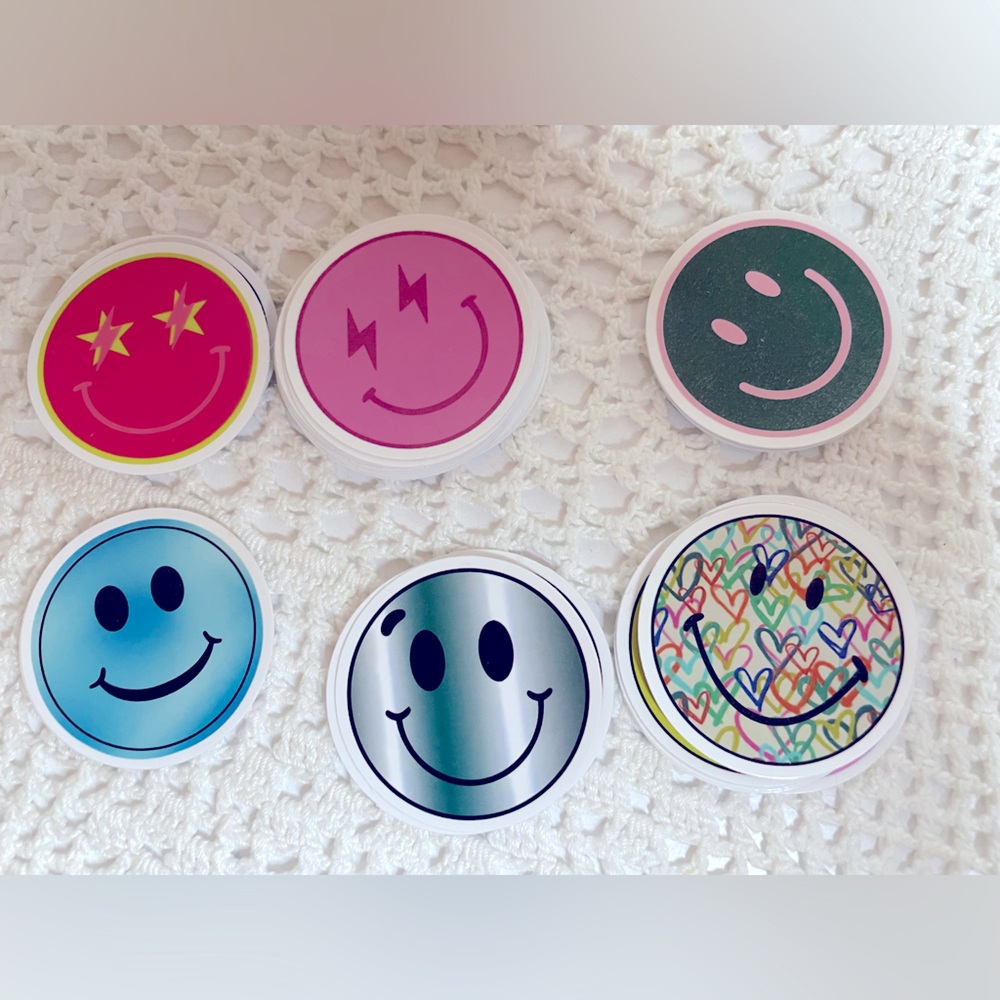 Stickers Smiley Face Variety Pack of 35